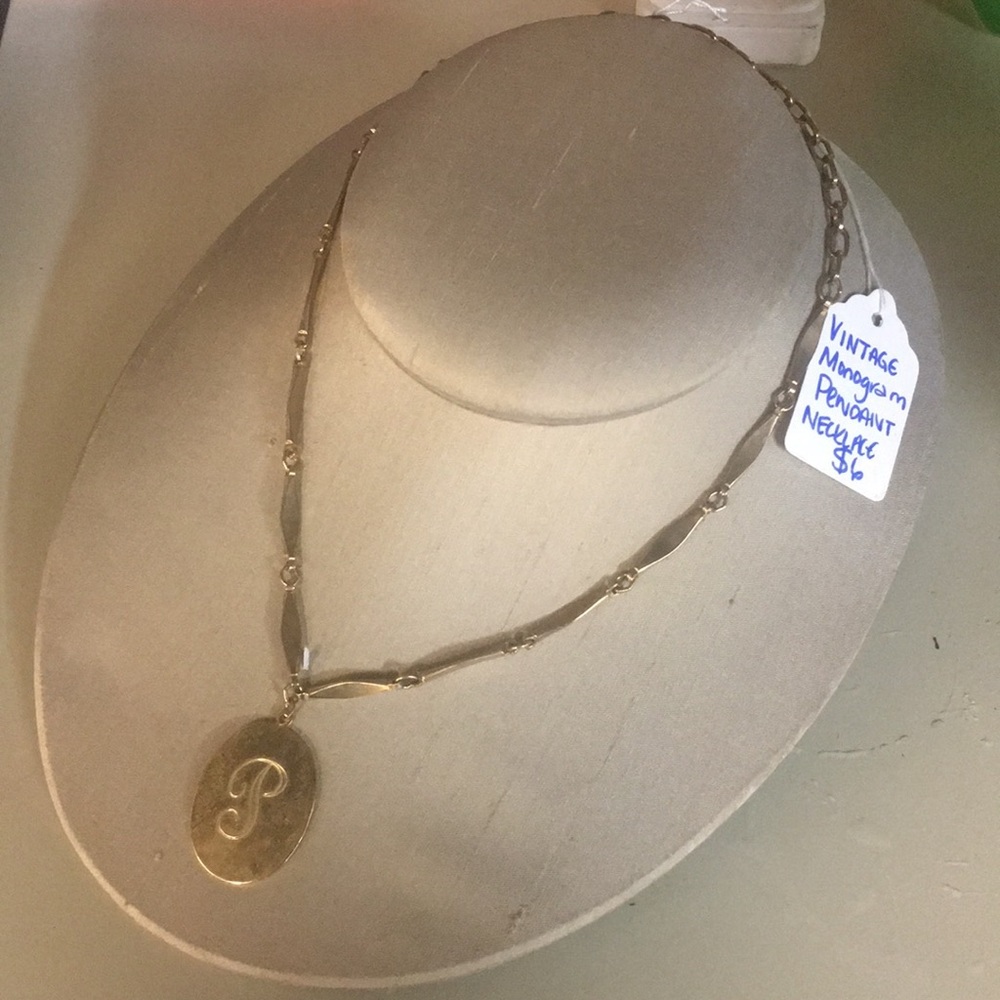 Vintage “P” Monogram Medallion